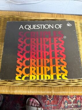 A Question of Scruples Game 1984 Party Board Card Game